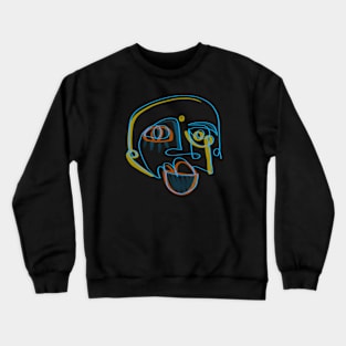 face Crewneck Sweatshirt